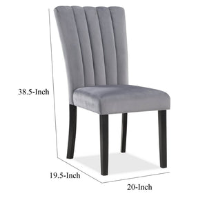 English Elm Kara Upholstered Counter Height Dining Chairs Set of 2 with Solid Wood Frame B056P416859