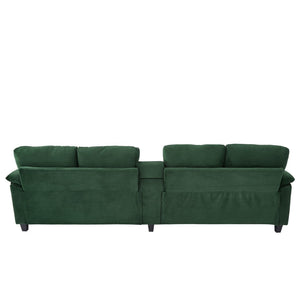 English Elm Swivel Barrel Accent Chair Chenille Tufted Round Club Seat for Living Room Lounge Green N719S002180F