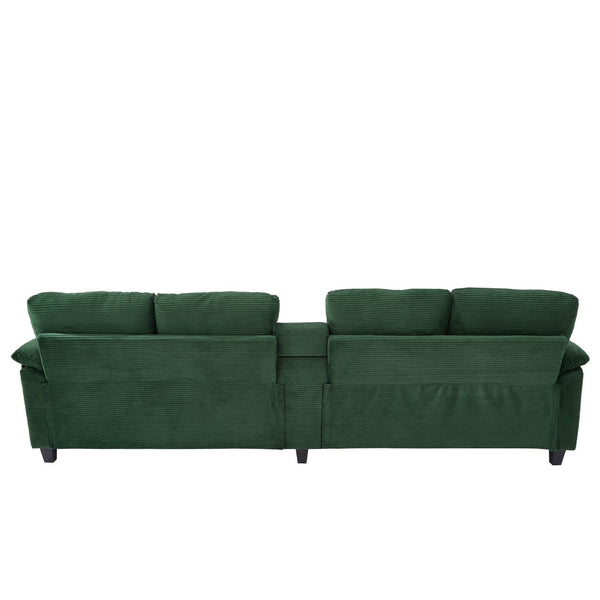 English Elm Swivel Barrel Accent Chair Chenille Tufted Round Club Seat for Living Room Lounge Green N719S002180F