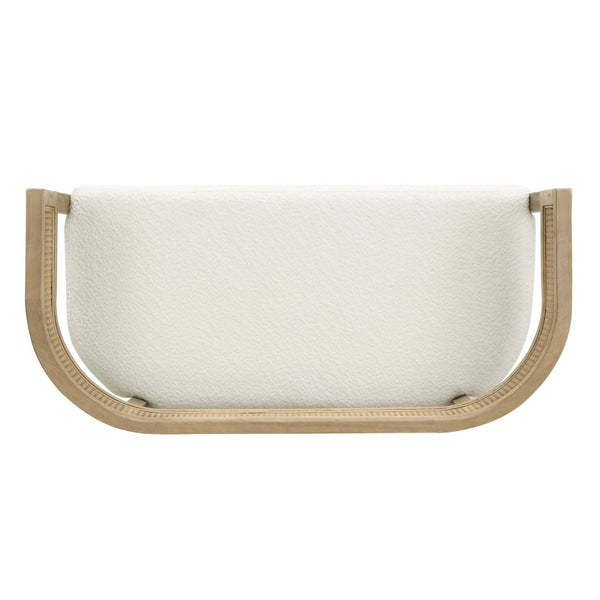 English Elm 47.5" Hand-woven Rattan Loveseat with Open Weave Back and Cushioned Two-seat Comfort Beige,Natural Ash N771P381036A