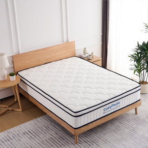 English Elm 12 Inch Queen Hybrid Mattress Memory Foam Pocket Springs Medium Firm Cooling W2699P399180