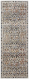 Kaia Luxurious Low Pile Area Rug - Soft, Durable Damask Design in Neutral Tones for High Traffic Areas