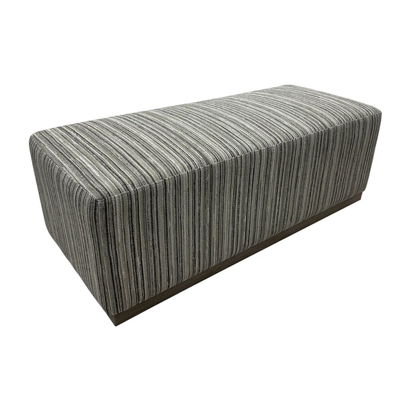 JLA Home Chapel Hill - Bench/Cocktail Ottoman With Table, Solid Wood Frame, Plush Polyester Upholstery, Rolling Tray Surface CH101-0057