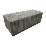 Chapel Hill Peggy  Bench/Cocktail Ottoman With Table CH101-0057 Stripe/Multi