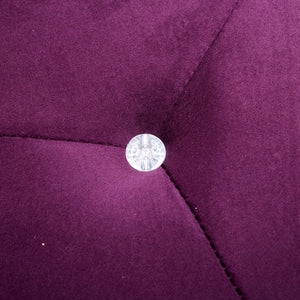 English Elm Christopher Knight Home® - Elegant Velvet Polygon Diamond Tufted Storage Ottoman with Spacious Interior, Durable Multi-Use Seating and Footrest Purple 34.64 L x 29.75 W x 15 H N761P277690A