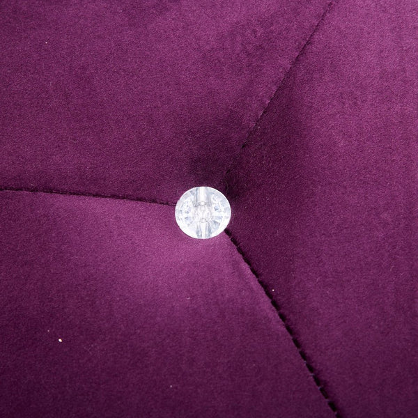 English Elm Christopher Knight Home® - Elegant Velvet Polygon Diamond Tufted Storage Ottoman with Spacious Interior, Durable Multi-Use Seating and Footrest Purple 34.64 L x 29.75 W x 15 H N761P277690A