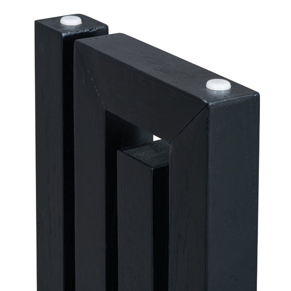 English Elm U_Style Oak Veneer Console Table With Curved Sides - Chic Minimalist Design For Entryways & Living Rooms N711P241282B-GIGA