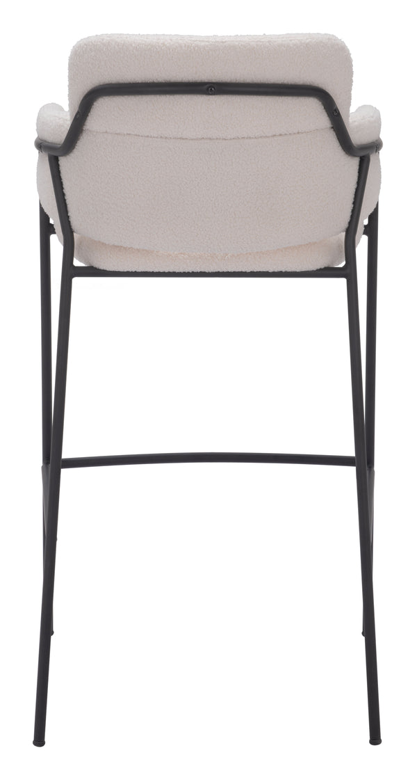Marcel Barstool - Set of 2 Cream 109667 Zuo Modern