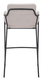 Marcel Barstool - Set of 2 Cream 109667 Zuo Modern