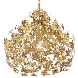 Cloverfield Gold Pendant - Elegant Shamrock-Inspired Ceiling Light Fixture for Glamorous Spaces