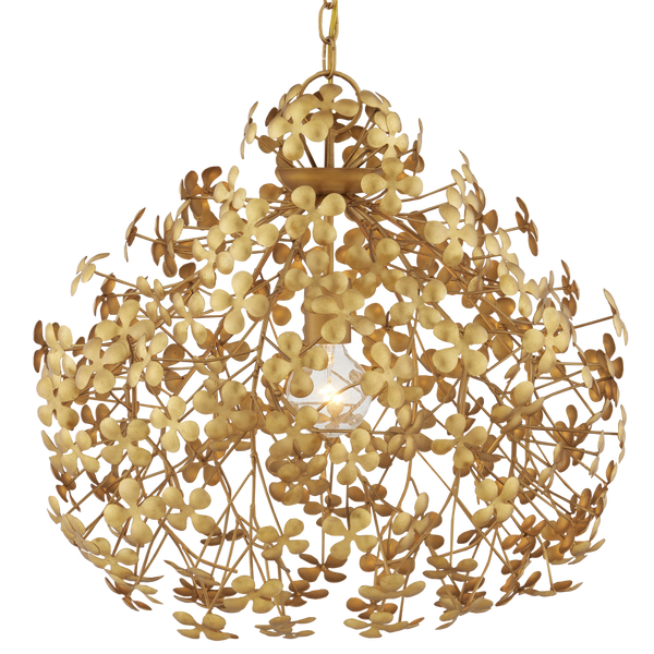 Cloverfield Gold Pendant - Elegant Shamrock-Inspired Ceiling Light Fixture for Glamorous Spaces