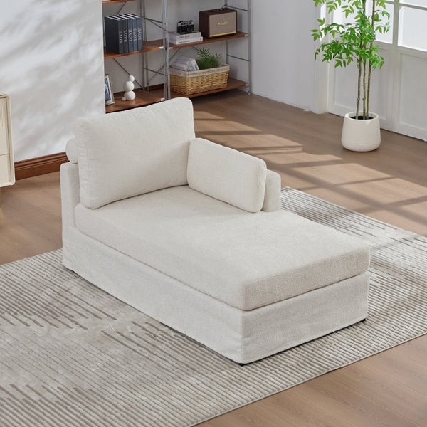 English Elm 31.69" Modular Chenille Sofa Bed with Pocketed Springs for Studio or Bedroom Use W3189P438356