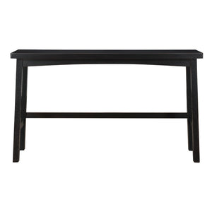 English Elm Transitional 4-Piece Pub Height Dining Set With Black Rub-Through Finish For Cozy Spaces And Style B011P284443-GIGA