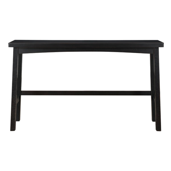 English Elm Transitional 4-Piece Pub Height Dining Set With Black Rub-Through Finish For Cozy Spaces And Style B011P284443-GIGA