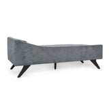 Christopher Knight Home® - Noble House - Cagle Mid-Century Modern Fabric Chaise Lounge