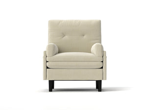 English Elm Ivory Multi-Functional Adjustable Sofa - Stylish Loveseat, Recliner & Cozy Guest Bed Solution W570P195334