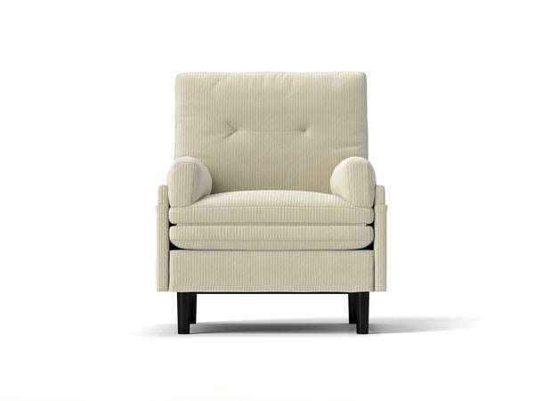 English Elm Ivory Multi-Functional Adjustable Sofa - Stylish Loveseat, Recliner & Cozy Guest Bed Solution W570P195334