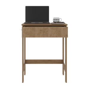 English Elm Lebam Compact Writing Desk with Drawer for Small Spaces Modern Home Office B092P390611