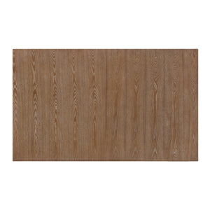 English Elm 63.00"-78.75" Extendable Farmhouse Dining Table Rubberwood X-frame Base Seats Eight Natural N771P347924G_N771P347925G