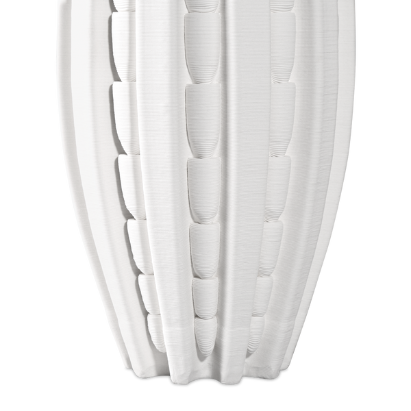 Fluted Ceramic Vase - A Contemporary Masterpiece Blending Ancient Craftsmanship with Modern Design