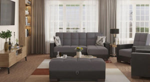 English Elm Primenest Nimbusflow Upholstered Convertible Chaise Lounge With Storage & Comfortable Sleeper Design B030P303543-GIGA