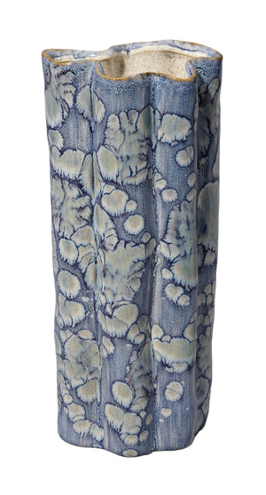 Jamie Young Co. Cloud Ceramic Decorative Set Of 2 Vases Blue Ceramic 7clou-vabl