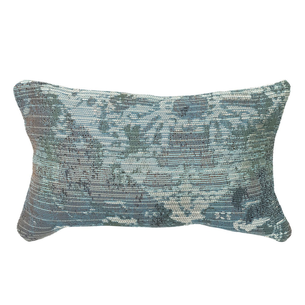 Trans Ocean Liora Manne Marina Transitional Indoor/Outdoor Pillow With Stunning Kermin Pattern For Any Space Blue Polypropylene,Polyester 7mr5s804303