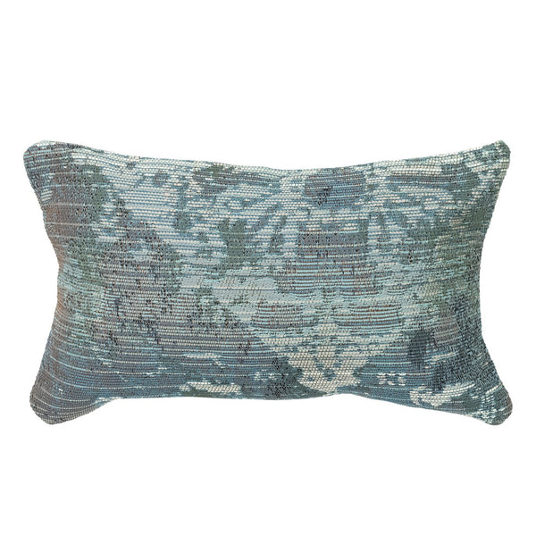 Trans Ocean Liora Manne Marina Transitional Indoor/Outdoor Pillow With Stunning Kermin Pattern For Any Space Blue Polypropylene,Polyester 7mr5s804303