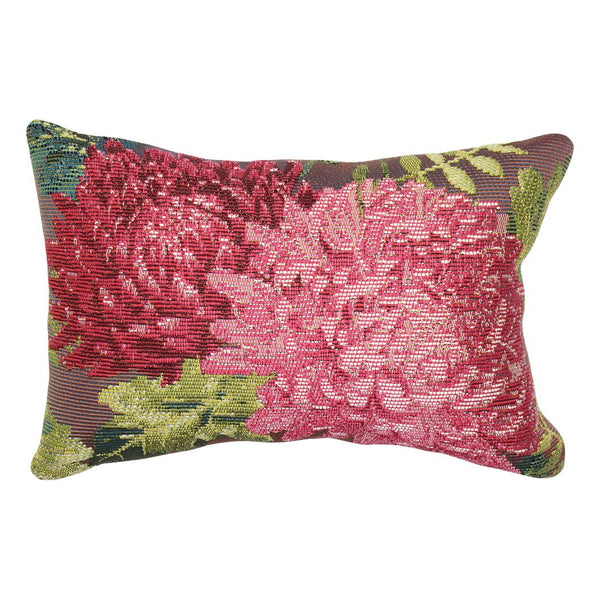 Trans Ocean Liora Manne Marina Mums Indoor/Outdoor Pillow - Vibrant Floral Design For Stylish Spaces Pink Polypropylene,Polyester 7mr5s818337