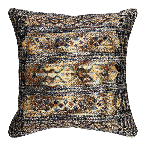 Trans Ocean Liora Manne Marina Tribal Stripe Indoor/Outdoor Pillow - Vibrant Geometric Accent For Any Space Black Polypropylene,Polyester 7mr8s805748
