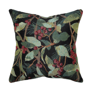 Trans Ocean Liora Manne Marina Holly Field 18" Decorative Pillow - Indoor/Outdoor Botanical Leaf Design In Green Green Polypropylene,Polyester 7mr8s965006