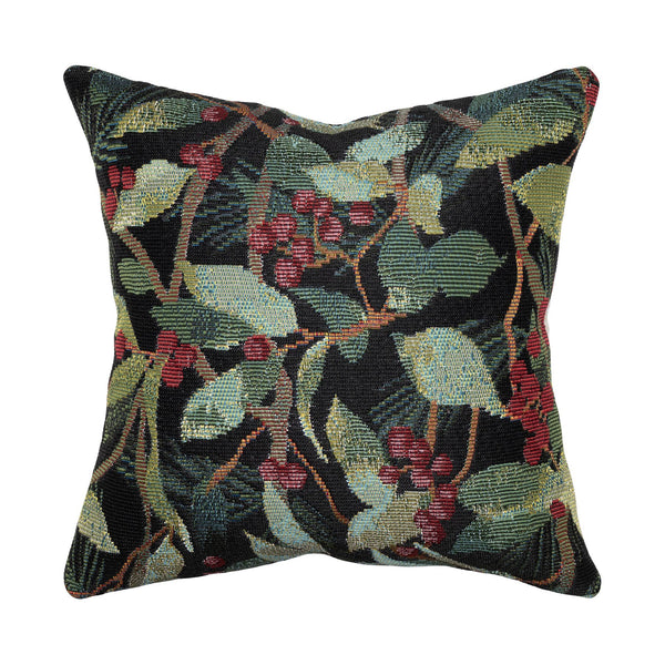 Trans Ocean Liora Manne Marina Holly Field 18" Decorative Pillow - Indoor/Outdoor Botanical Leaf Design In Green Green Polypropylene,Polyester 7mr8s965006