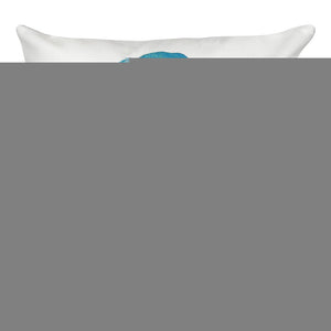 Trans Ocean Liora Manne Visions I Handcrafted Coastal Sand Dollar Pillow - Stylish Indoor/Outdoor Accent Decor Blue Polyester 7sa2s414012