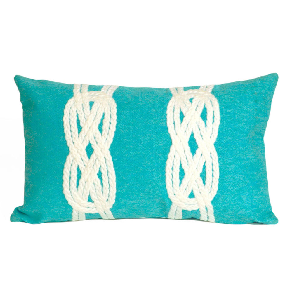 Trans Ocean Liora Manne Visions Ii Handmade Indoor/Outdoor Pillow - Coastal Graphic Art For Beach Lovers Blue Polyester 7sb1s414204