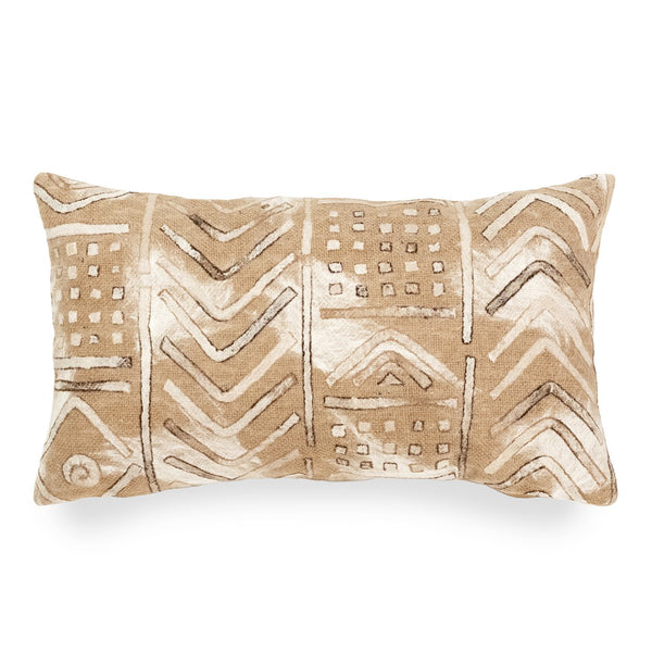 Trans Ocean Liora Manne Visions Iv Handmade Indoor/Outdoor Pillow - Earthy Graphic Global Accent Decor Beige Polyester 7sd1s421922