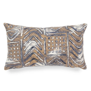 Trans Ocean Liora Manne Visions Iv Handmade Indoor/Outdoor Pillow - Earthy Graphic Global Accent Decor Navy Polyester 7sd1s421933