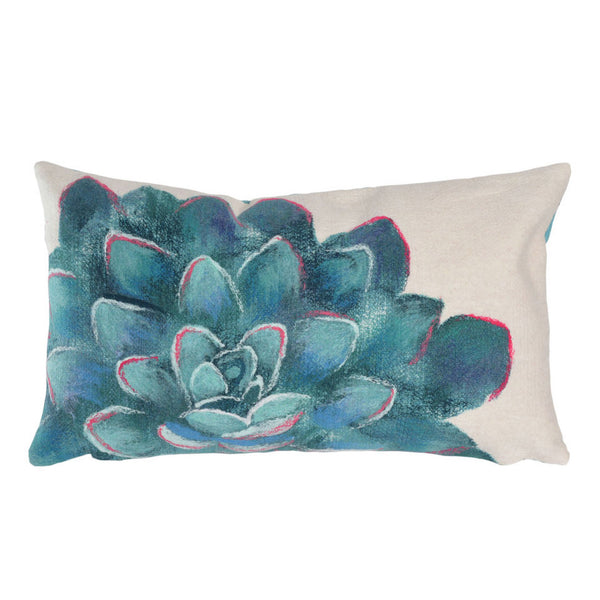 Trans Ocean Liora Manne Visions Iv Indoor/Outdoor Handmade Pillow - Stunning Botanicals For Modern Spaces Ivory Polyester 7sd1s431612
