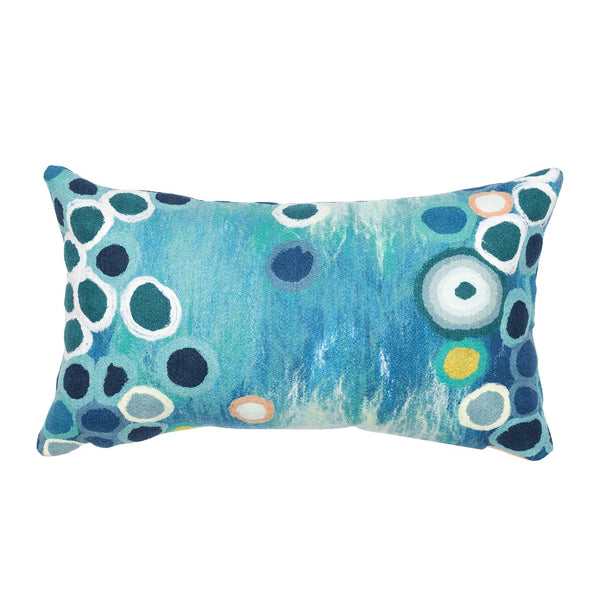 Trans Ocean Liora Manne Visions Iv Sunken Treasure Indoor/Outdoor Pillow - Vibrant Artistry For Any Space Blue Polyester 7sd1s501404