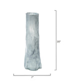 Jamie Young Co. Sequoia Glass Decorative Vase, Large Blue Glass 7sequ-lgbl