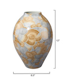 Jamie Young Co. Tranquil Ceramic Decorative Vase Blue Ceramic 7tran-vabl