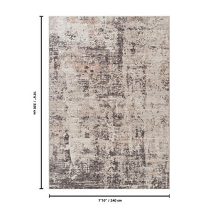 English Elm Jewel Abstract Multi Color Area Rug Turkish Woven Sculptural Pattern for Living Room B186P428924