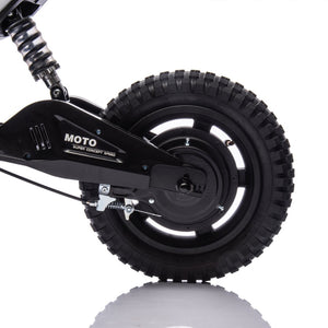 English Elm 24v Kids Electric Motocross Motorcycle 200w Hub Motor Suspension Led Bluetooth Audio Red W1578P225050