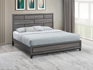 English Elm Glasgow King Bed In Striking Gray Finish – Modern Design With Under-Bed Storage & Sturdy Support B078S00632