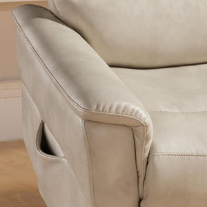 English Elm 1pc Power Lift Recliner Faux Leather Chaise Massager Lumbar Relief Modern Lounge B011P205580