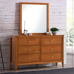 English Elm Daniel Assembled 5-Drawer Chest with English Dovetail Drawers, Metal Hardware & Solid Wood Frame Oak 62 L x 40 W x 19 H B078P400752
