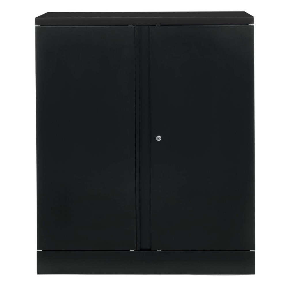 OSP Home Furnishings 42" Locking Office Storage Cabinet with Adjustable Shelves for Organized Workspaces ST423618-B