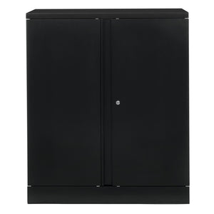 OSP Home Furnishings 42" Locking Office Storage Cabinet with Adjustable Shelves for Organized Workspaces ST423618-B