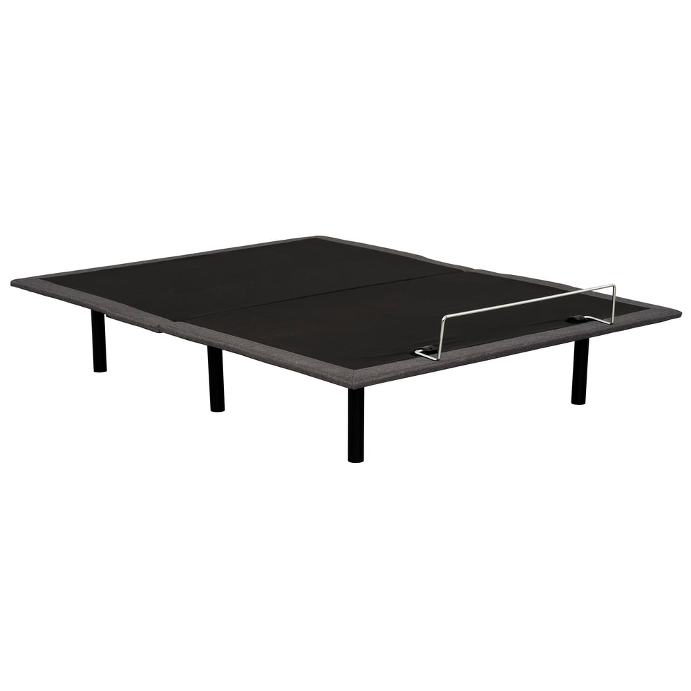 English Elm Adjustable Bed Base Twin XL with Wired Remote, Dual Quiet Motors, Metal Frame, Headboard Brackets Included B011P203577