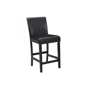 English Elm 5pc Counter Height Set Square Faux Marble Table Nailhead Upholstered Chairs Modern B011P446663