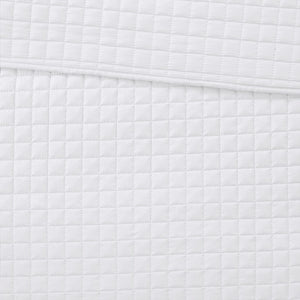 English Elm 3 Piece Otto Reversible Quilt Set Full/Queen White Quilted Microfiber Checkered Texture, Washable B035128988